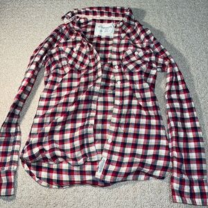 Aeropostale Red and Blue Plaid Shirt